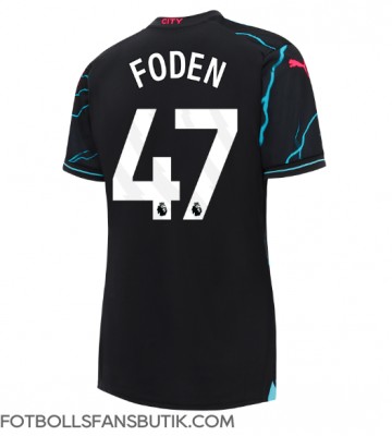 Manchester City Phil Foden #47 Replika Tredje Tröja Damer 2023-24 Kortärmad